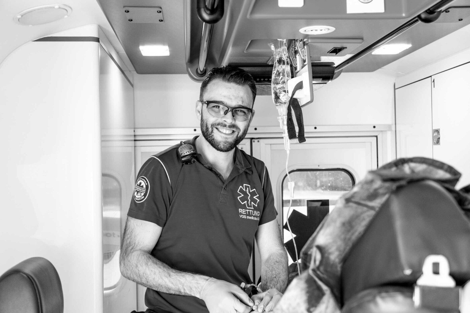 Jan dans l’ambulance