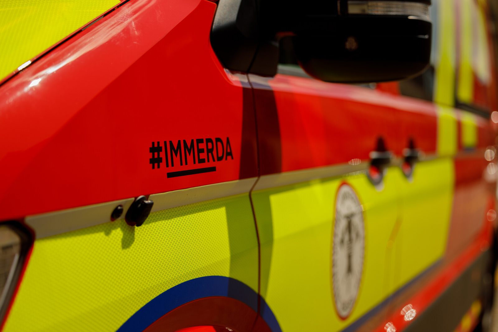 Véhicule des sapeurs-pompiers d’entreprise de l’Hôpital universitaire