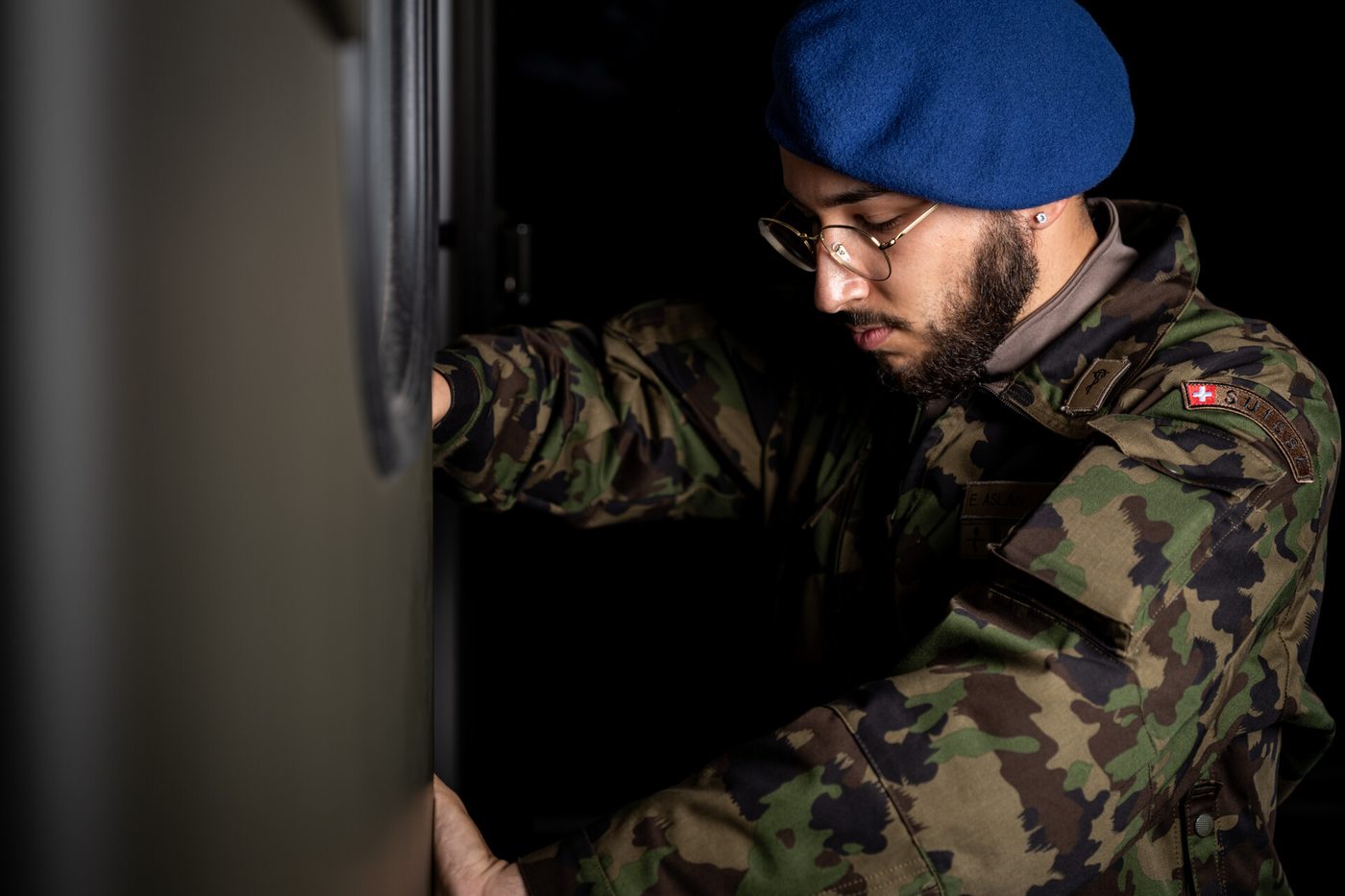 Portrait d’Ergün, soldat sanitaire