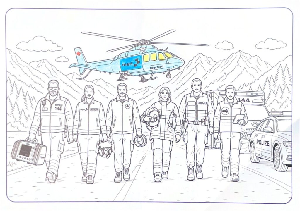 Carte de remerciement manuscrite de l’Action Merci adressée à une organisation d’intervention